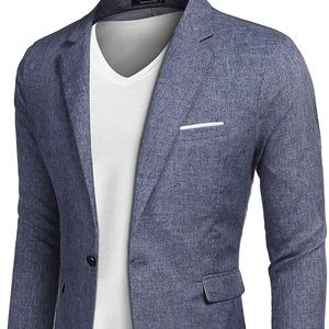 COOFANDY Men's Casual Suit Blazer Lightweight